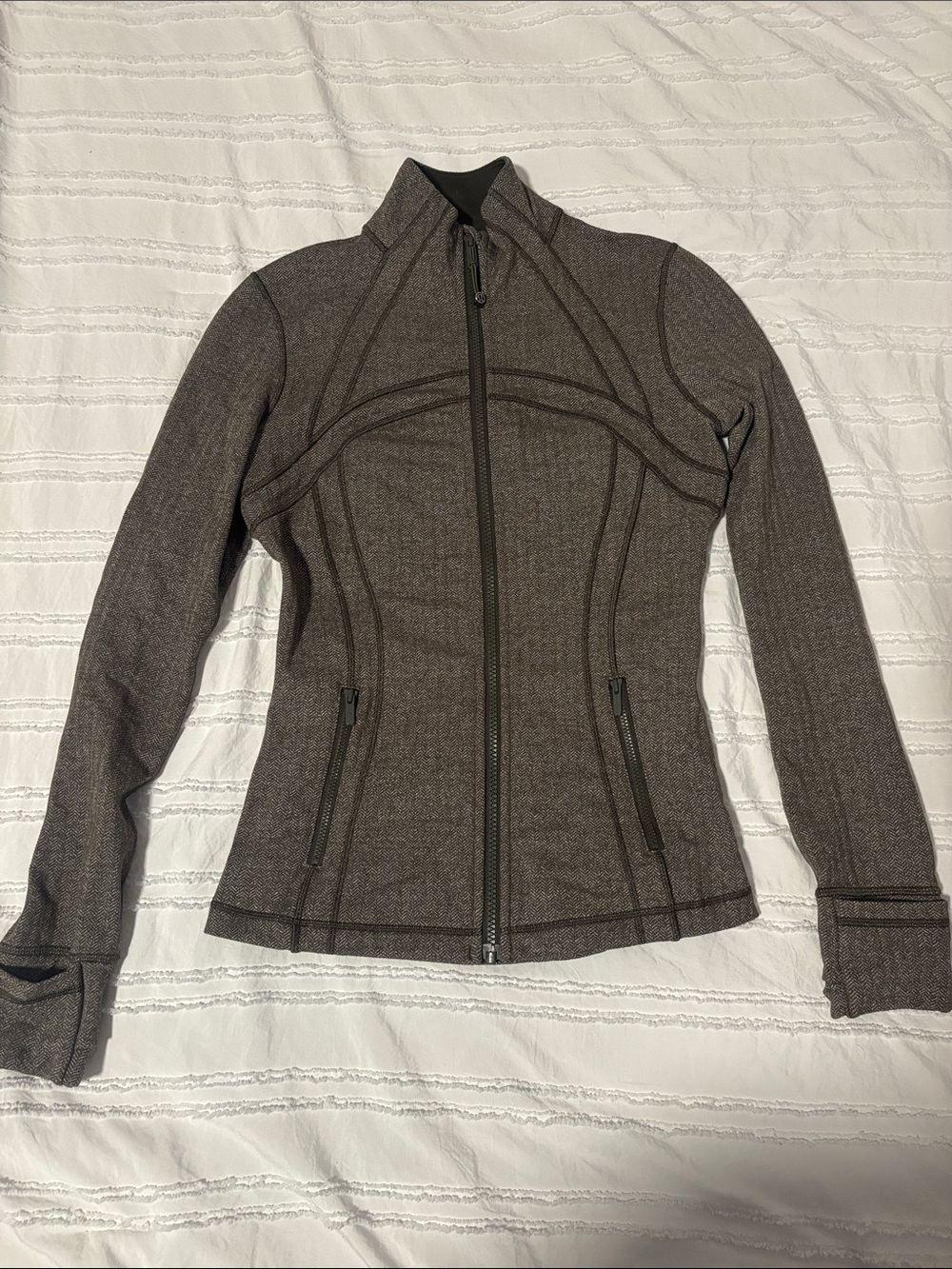 lululemon athletica Brown Full-Zip Utility Jacket
